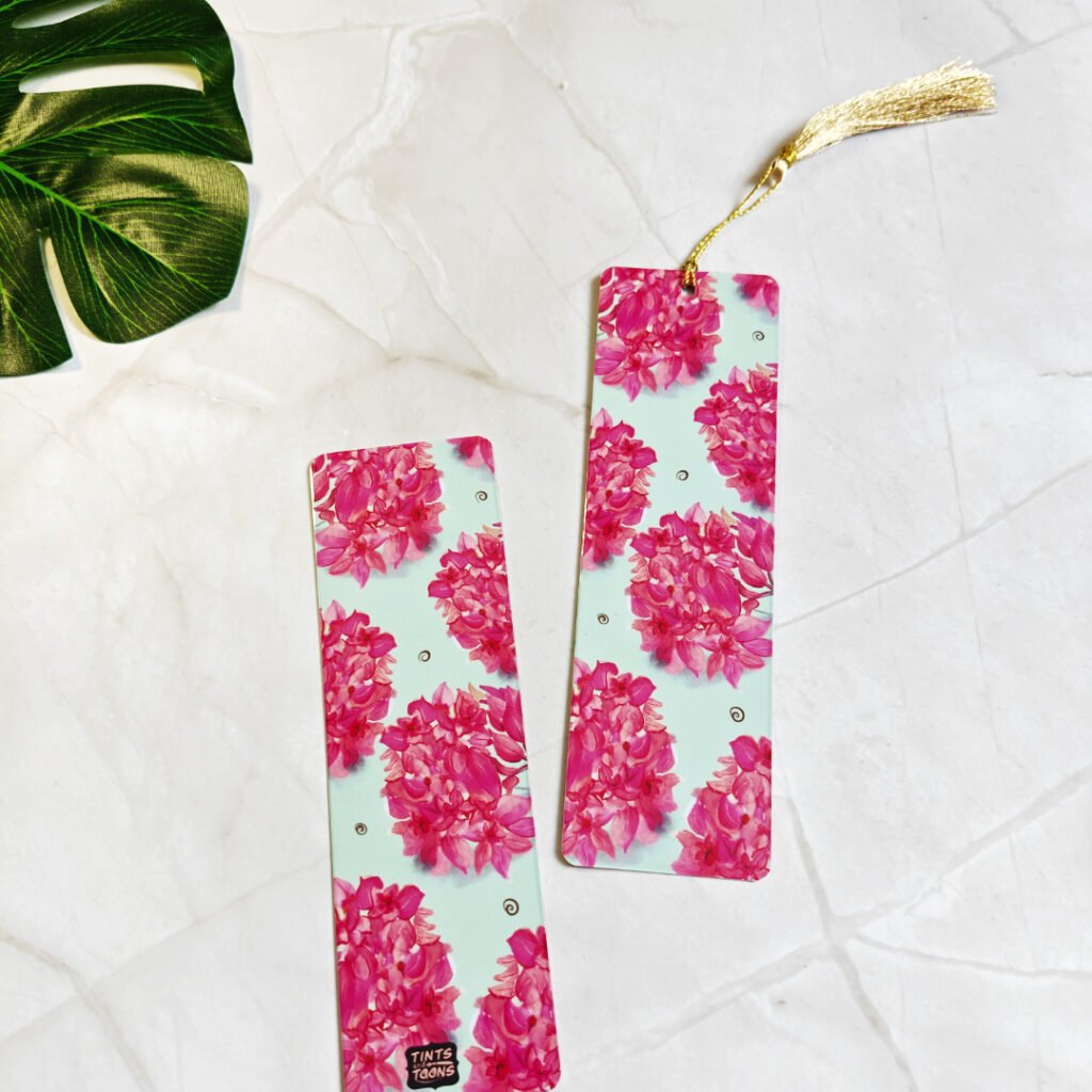 Bougainvillea Floral Bookmark