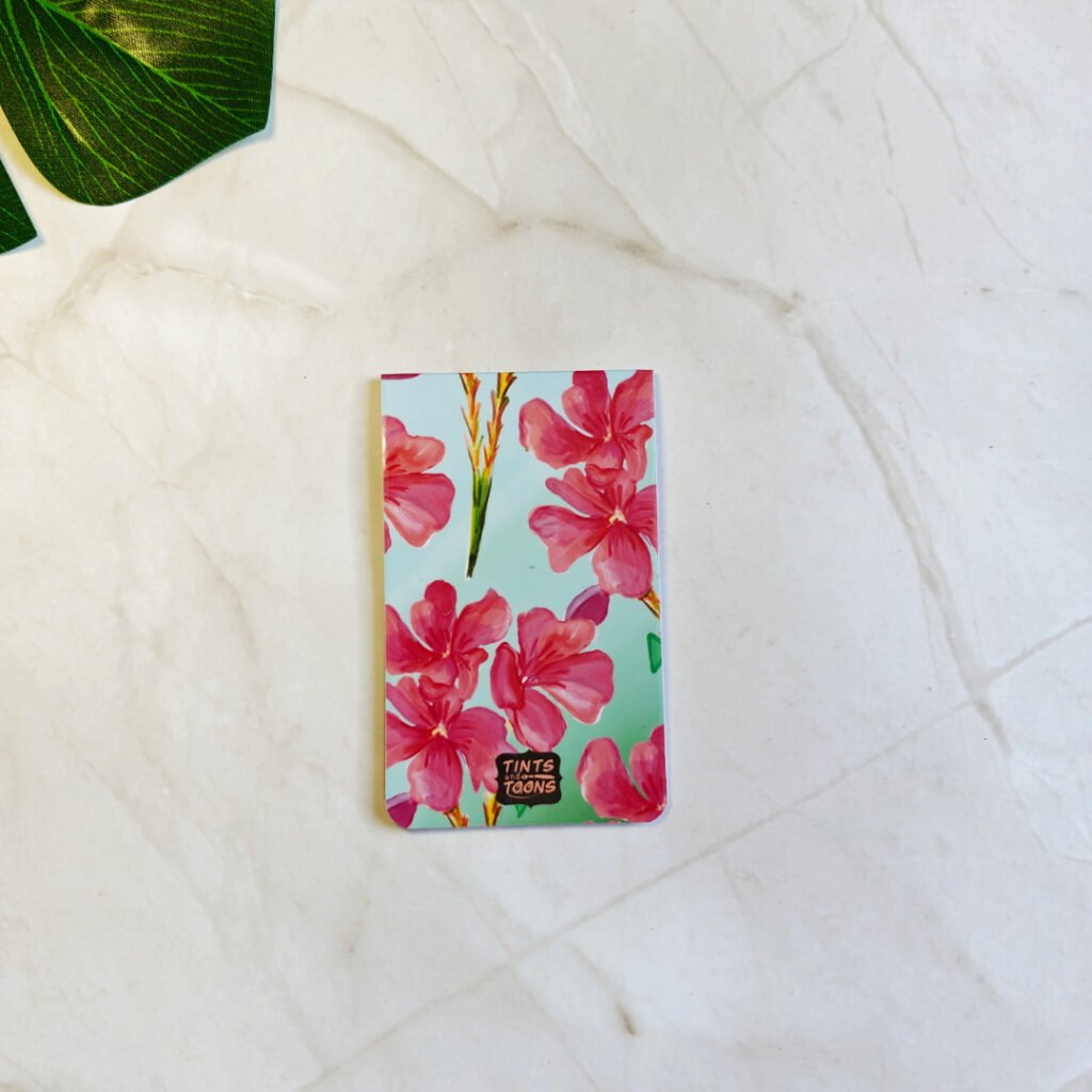 Oleander Pink Floral Magnetic Bookmark