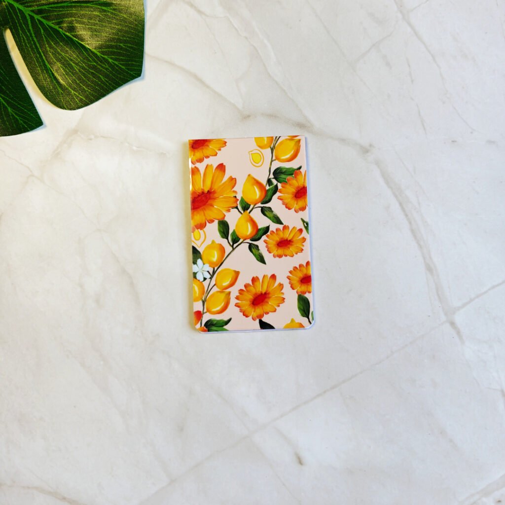 lemon yellow bookmark