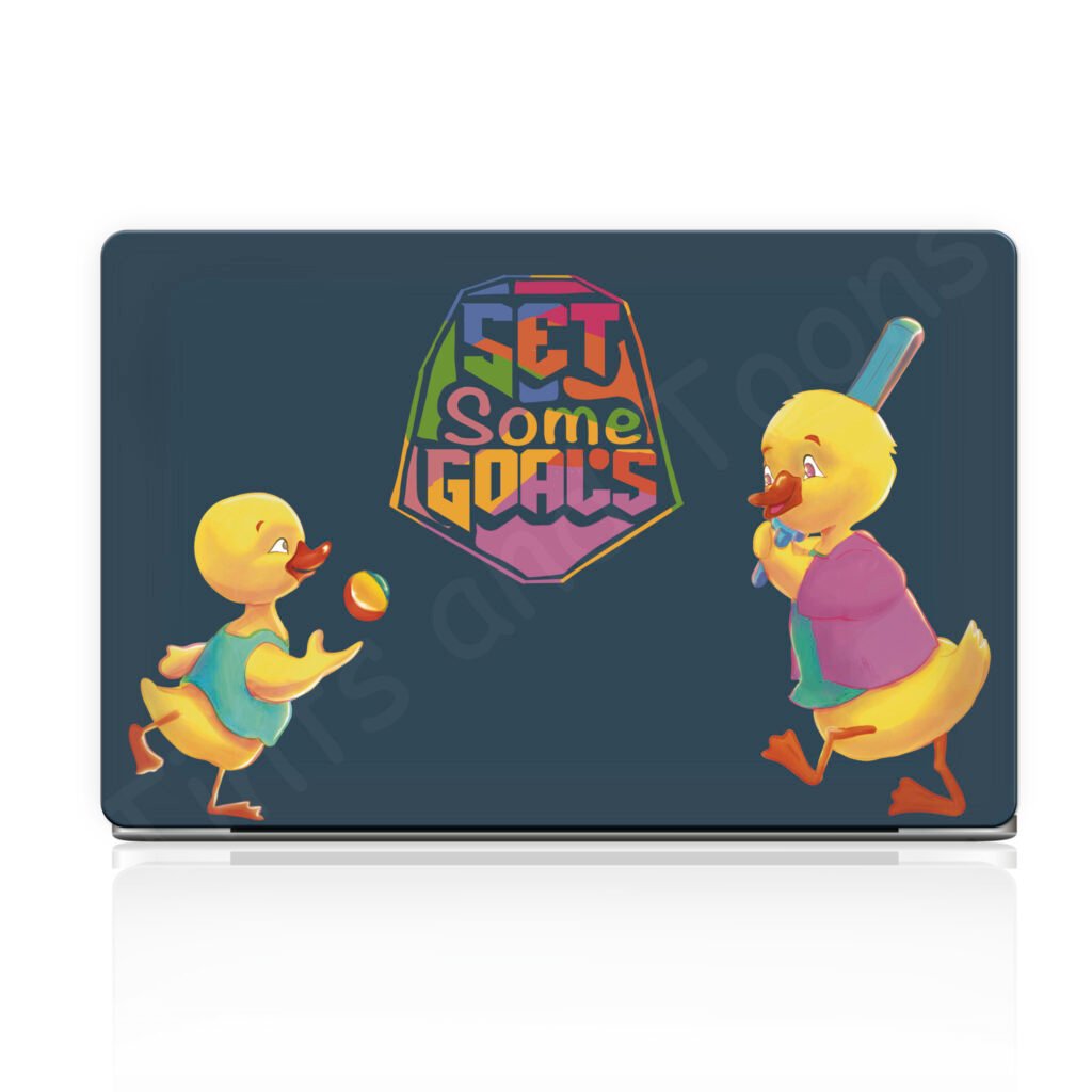 Set some Goals Laptop Skin